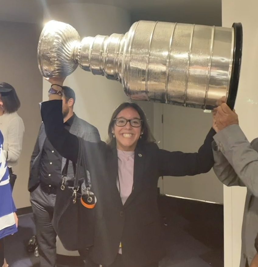 Computer Science Alumna Scores Dream Job Working With NHL Team