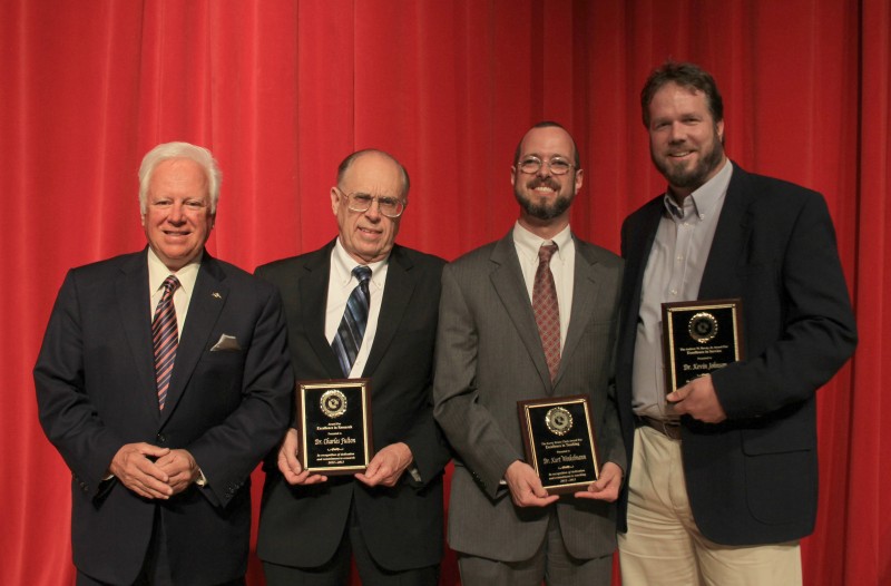 Photo of Three Florida Tech Faculty Members Honored for Excellence