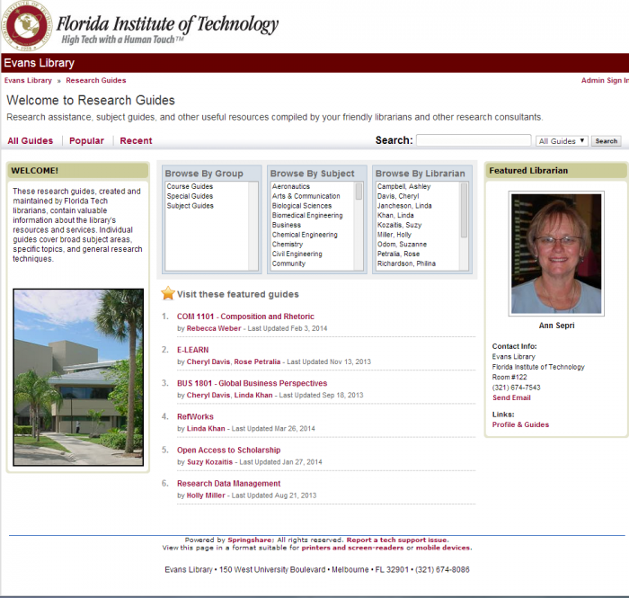 Photo of Research Guides: Your Source For Research Assistance