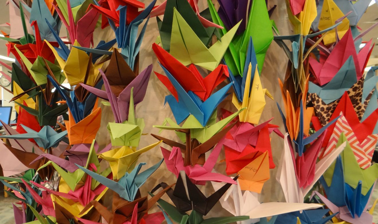 One Thousand Origami 'Cranes for Peace' on Display in Florida Tech's