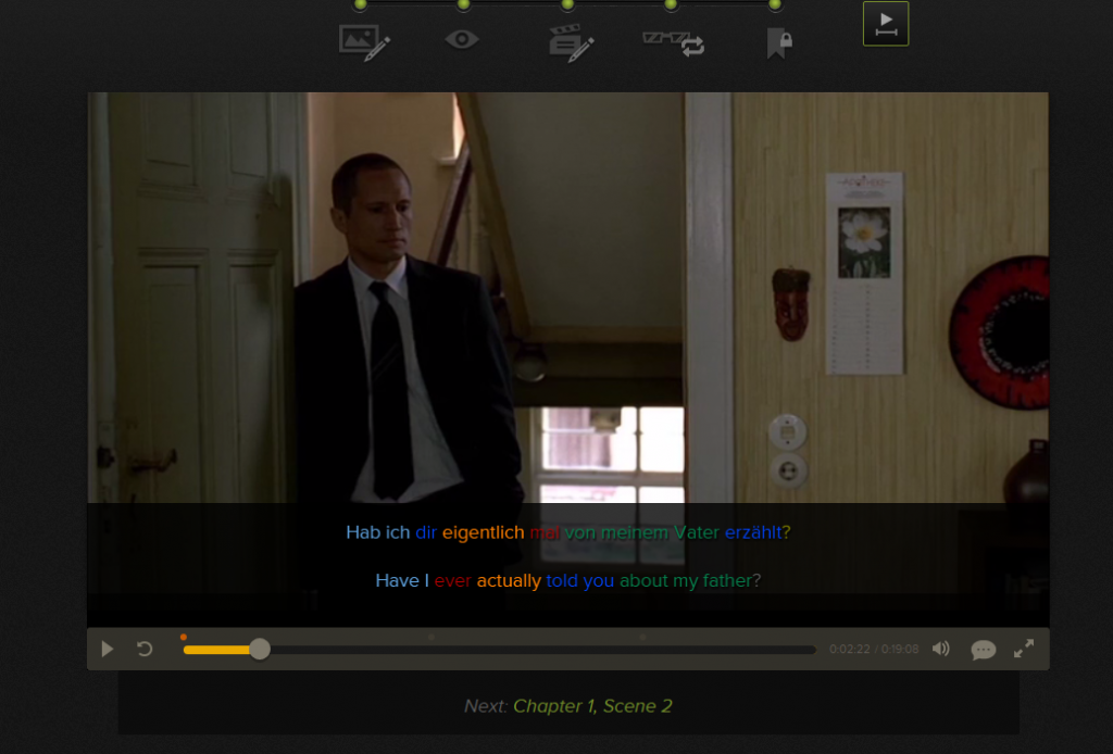 Watch full-length movies in your chosen language with subtitles. 