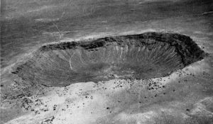 Meteor Crater Arizona, USA. From the Smithsonian Scientific Series (1938), public domain.