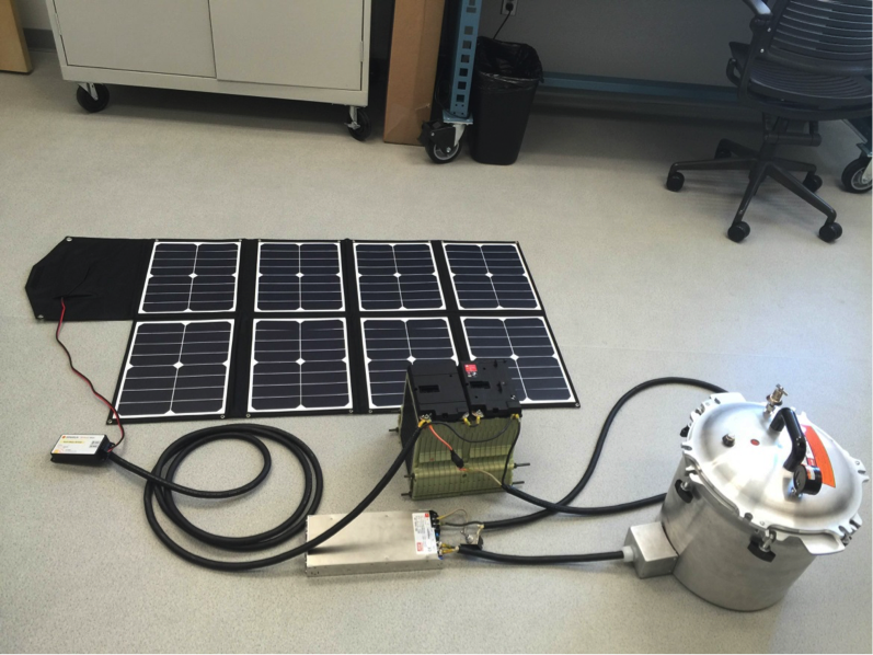 solar powered autoclave