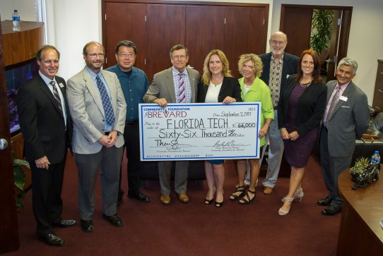 Photo of Community Foundation for Brevard Funds Medical Research at Florida Tech