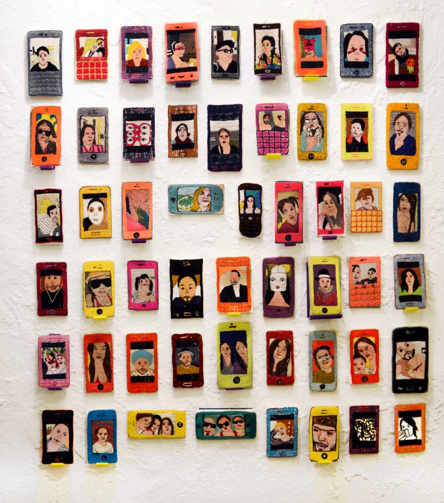 Photo of Miami Artist Brings Embroidered Selfies to Foosaner Art Museum