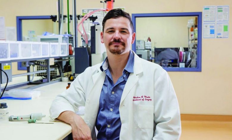Photo of Dr. Christian Marin-Muller ’03, Changing Lives with Biotech