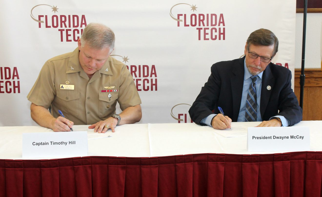 Photo of Florida Tech, Navy Agree to Education Partnership