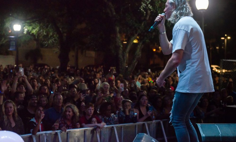 Matisyahu performs at the 2019 Homecoming Fest in downtown Melbourne.