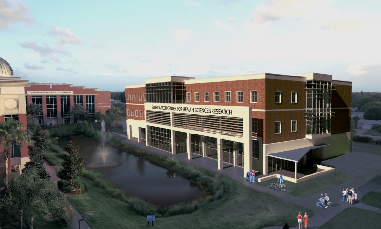 Photo of Groundbreaking for Health Sciences Building Oct. 16
