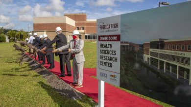 Photo of University Breaks Ground on Health Sciences Research Center