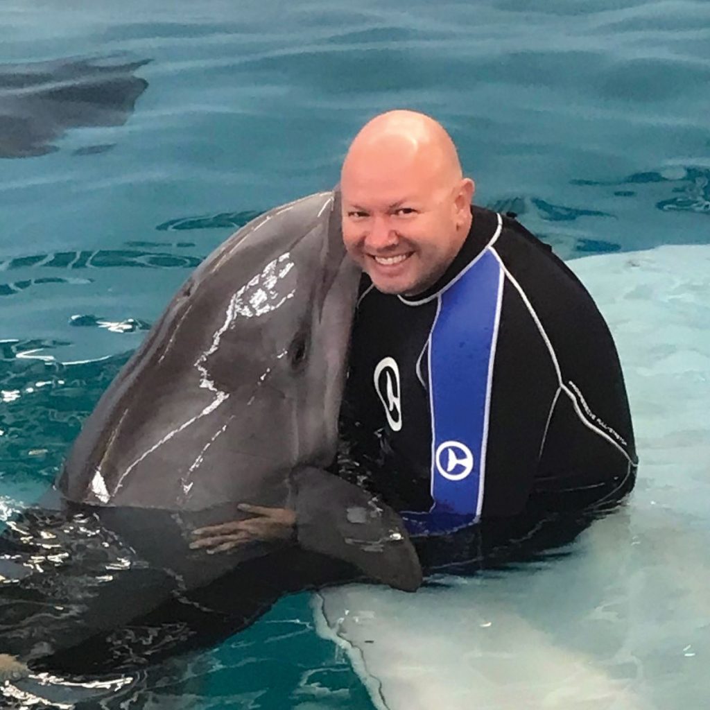 Jonathan Bergeron '97, chief operating officer and dive safety officer at the Coral Restoration Foundation in Key Largo, Florida