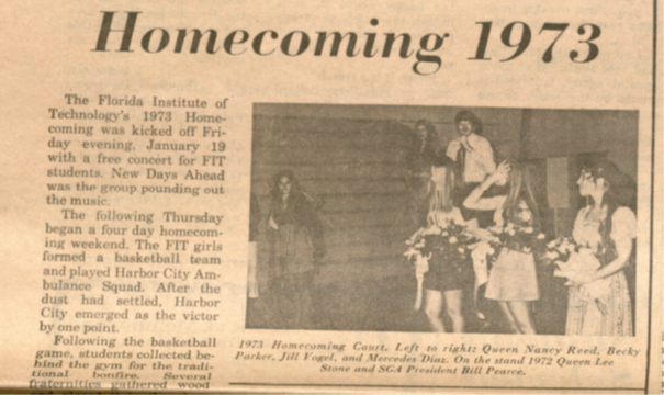 The Crimson coverage of the 1973 Homecoming court