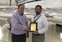 Photo of Florida Tech Student Recognized with Aviation Industry Award