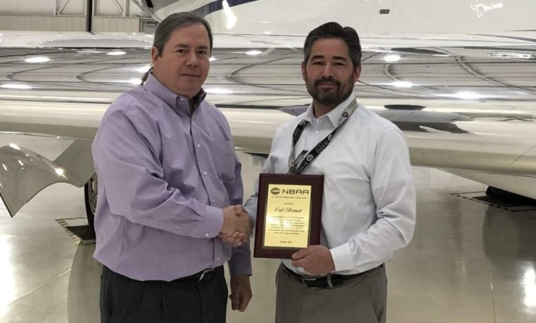 Photo of Florida Tech Student Recognized with Aviation Industry Award