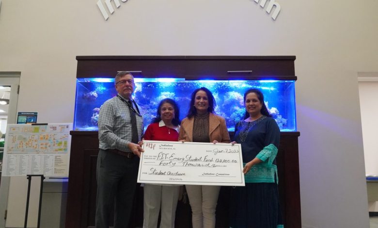Photo of Indiafest Donates $40,000 to Assist Florida Tech Students in Need