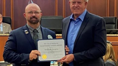 Photo of Jurgens Recognized with Melbourne’s Exceptional Citizen Award