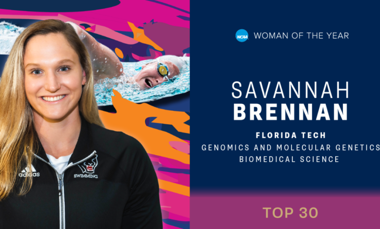 Photo of Savannah Brennan Named NCAA Top 30 Women of the Year Honoree