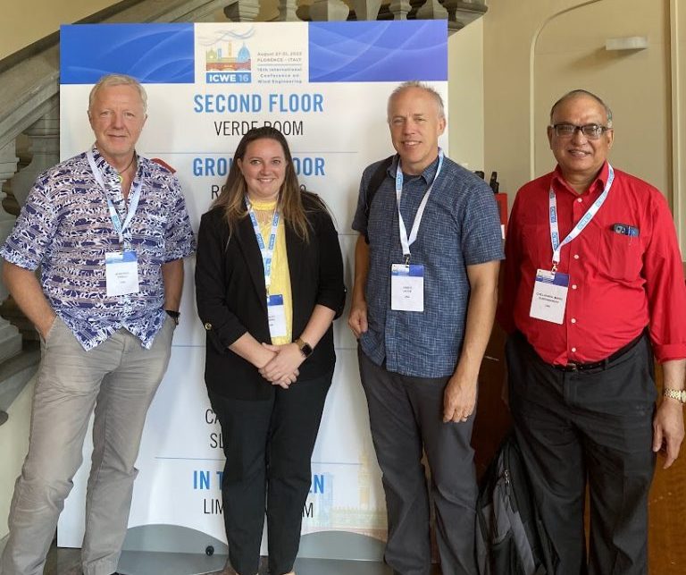 Florida Tech Delegation Attends Wind Engineering Conference in Italy